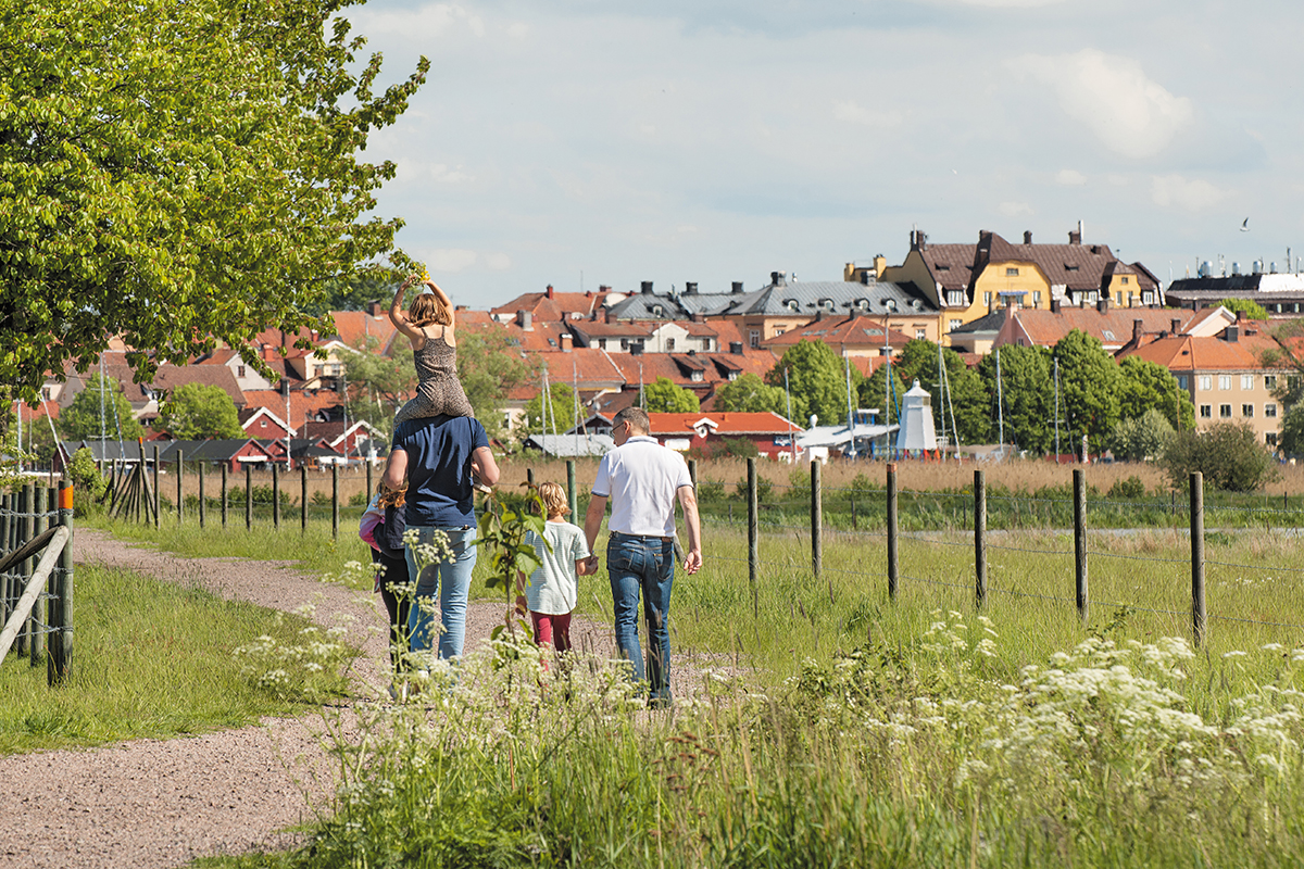 Stadsvy från Mariestad
