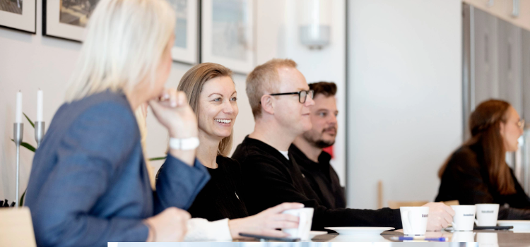 Människor på konferens