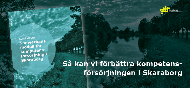 foto på Götakanal med texten Samverkansmodell för kompetensförsörjning